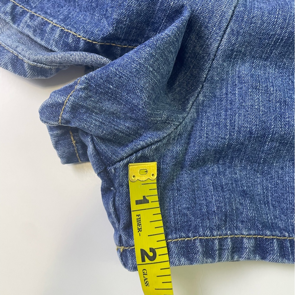 BONGO Denim Pleated Mini Skort - Blue - Picture 14 of 15